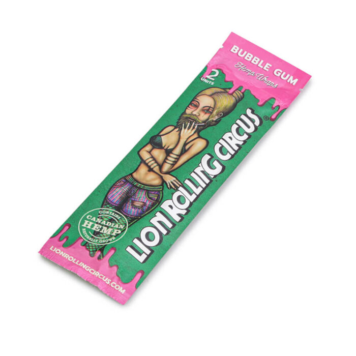 Blunt Lion Rolling Circus Chiclete (Sem Tabaco) - Caixa com 25