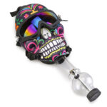 Bong de Acrílico com Máscara Mask - Caveira Mexicana