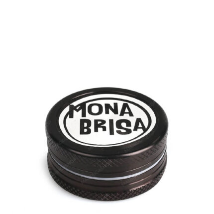 Dichavador de Metal Pequeno Mona Brisa - Preto Brilho