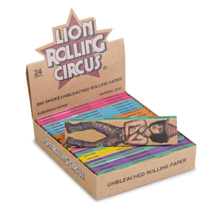 Seda Lion Rolling Circus Unbleached King Size (Display com 24)