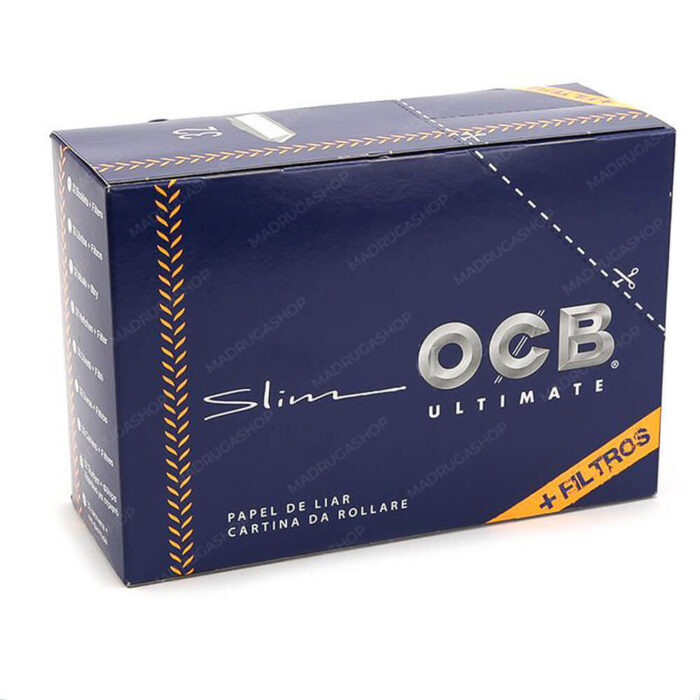 Seda OCB Ultimate King Size com Piteira de Papel (Display com 32)´