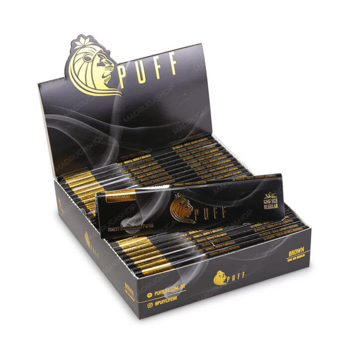 Seda Puff Life Brown Regular King Size (Display com 25)