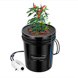 Kit DWC Hidropônico de 5 Galões (18,9 L) - 1 Planta