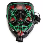 Bong de Acrílico com Máscara Mask - Verde